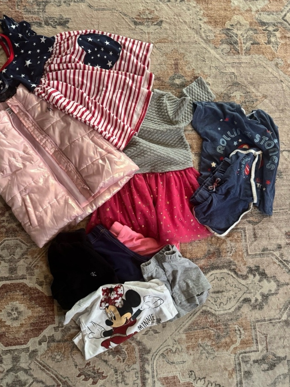 GAP Baby Quilted Gray Crewneck Top